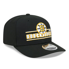 Boston Bruins NHL Stated 9SEVENTY Stretch-Snap Cap Black Taass US