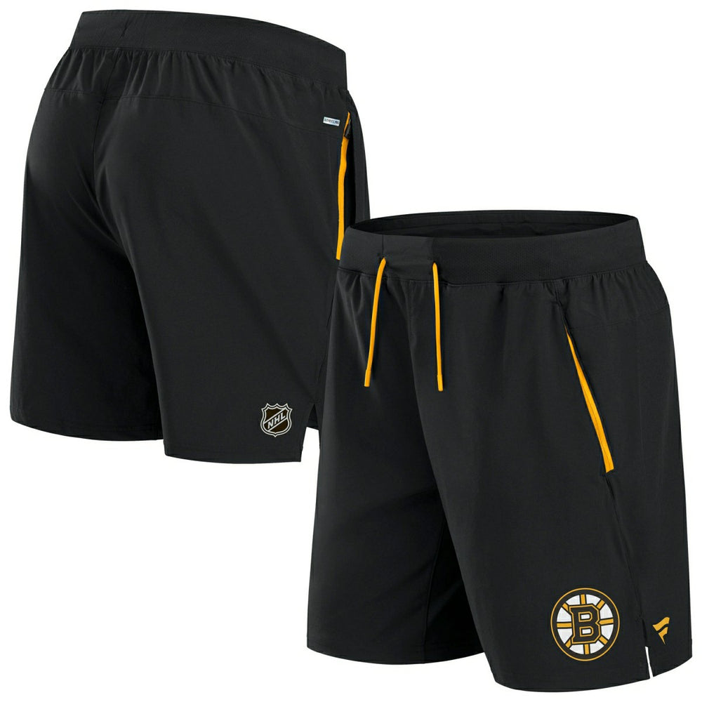 Boston Bruins 2024/25 Authentic Pro Locker Room NHL Shorts Black Classic