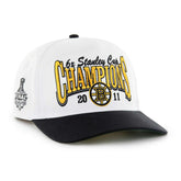 Boston Bruins 2011 Stanley Cup Champions '47 Hitch Adjustable NHL Cap Taass US