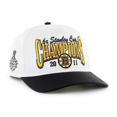 Boston Bruins 2011 Stanley Cup Champions '47 Hitch Adjustable NHL Cap Taass US