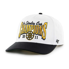 Boston Bruins 2011 Stanley Cup Champions '47 Hitch Adjustable NHL Cap Taass US