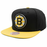 Boston Bruins Team 2-Tone Mitchell & Ness Snapback NHL Cap Taass for sale
