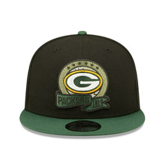 Green Bay Packers 2022 NFL On-Field Salute to Service New Era 9FIFTY Snapback Cap Fashion