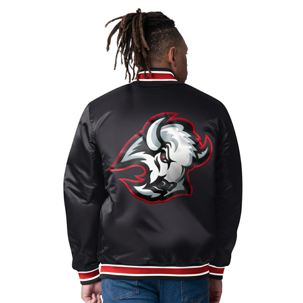 Buffalo Sabres Closer Reversible NHL Varsity Jacket Blue/Black Taass for sale