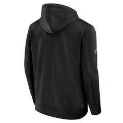 Calgary Flames 2025/26 Authentic Pro Rink Tech NHL Hoodie Black Taass for sale