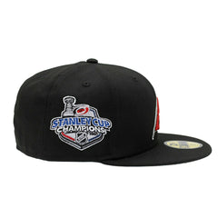 Carolina Hurricanes 2006 Stanley Cup Champs 59FIFTY Fitted NHL Cap Black Lifestyle