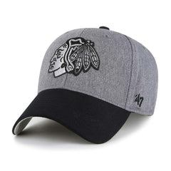 Chicago Blackhawks '47 MVP Granite Adjustable NHL Cap Charcoal Taass for sale
