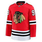 Connor Bedard #98 Chicago Blackhawks Premium NHL Jersey Home Red Taass sale