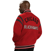 Chicago Blackhawks G-III Tailback NHL Varsity Jacket Red Fashion