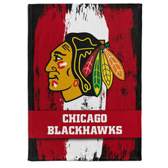 Chicago Blackhawks Brush Fleece NHL Blanket Taass for sale