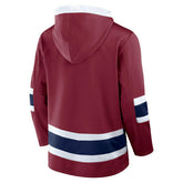 Colorado Avalanche Laced NHL Hoodie Red Lifestyle