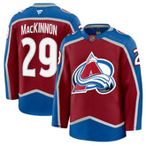 Nathan MacKinnon #29 Colorado Avalanche Premium NHL Jersey Home Burgundy Classic