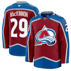 Nathan MacKinnon #29 Colorado Avalanche Premium NHL Jersey Home Burgundy Classic