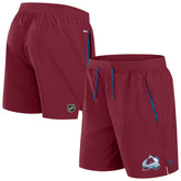 Colorado Avalanche 2024/25 Authentic Pro Locker Room NHL Shorts Red Taass for sale