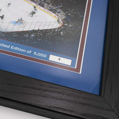 Colorado Avalanche 3-Time Stanley Cup Champions Bronze Coin Framed NHL Photo Taass US