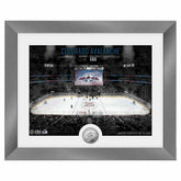 Colorado Avalanche Art Deco Stadium Silver Coin Framed NHL Photo Fashion