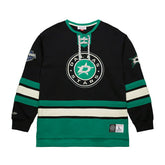 Dallas Stars Mitchell & Ness Heritage NHL Lace-Up Jersey Crew Lifestyle