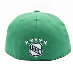 Minnesota North Stars Vintage Mitchell & Ness Fitted NHL Cap Green Taass US