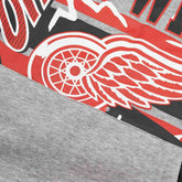 Detroit Red Wings Sport Classics Oversized NHL Hoodie Gray Taass sale