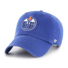 Edmonton Oilers '47 Clean Up Adjustable NHL Cap Blue Fashion
