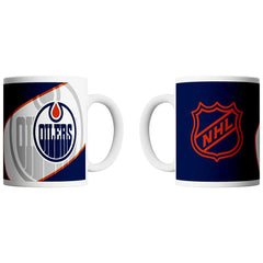Edmonton Oilers Shadow Logo & Shield NHL Mug (330 ml) Classic