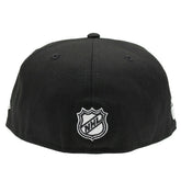 Edmonton Oilers Black & Chrome 59FIFTY Fitted NHL Cap Black Taass US