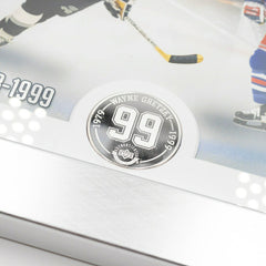 Wayne Gretzky The Great One Panorama Silver Coin Framed NHL Photo Lifestyle