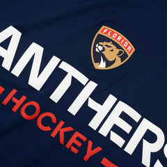 Florida Panthers 2025/26 Authentic Pro Rink Tech NHL T-Shirt Navy Classic