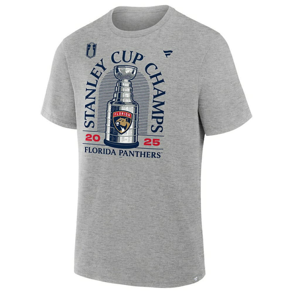 Florida Panthers 2025 Stanley Cup Champions Locker Room Fanatics NHL T-Shirt Taass for sale