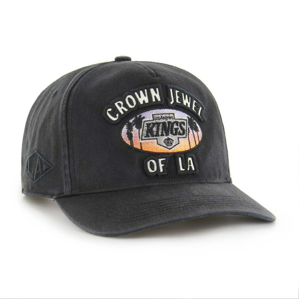 Los Angeles Kings Hitch Charlton '47 Adjustable NHL Cap Black Fashion