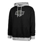 Los Angeles Kings Patch '47 Drop Shoulder NHL Hoodie Black Fashion
