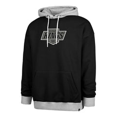 Los Angeles Kings Patch '47 Drop Shoulder NHL Hoodie Black Fashion