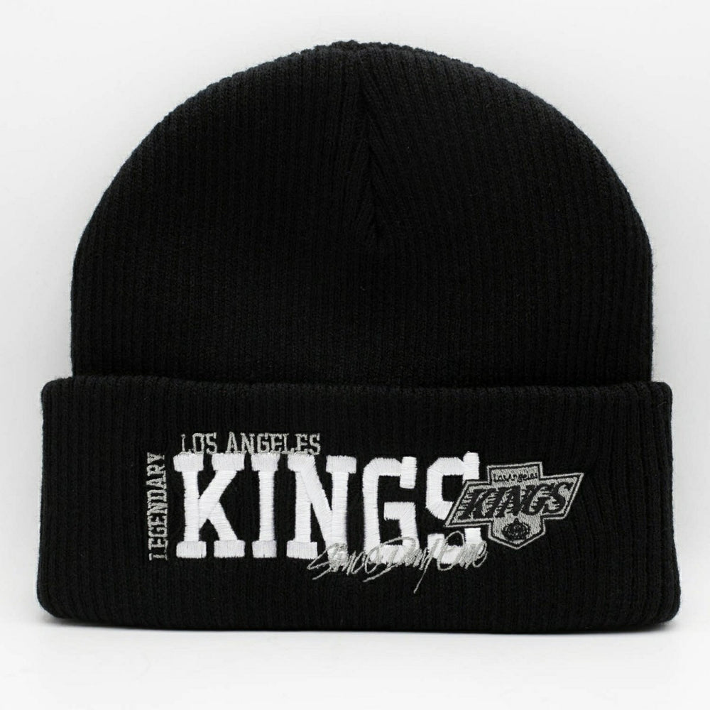 Los Angeles Kings Mitchell & Ness Billboard NHL Beanie Knit Black Classic