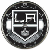 Los Angeles Kings Chrome NHL Wall Clock Taass sale