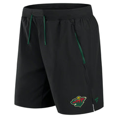 Minnesota Wild 2024/25 Authentic Pro Locker Room NHL Shorts Black Classic