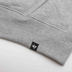 Nashville Predators Stripe Sleeve '47 Double Block NHL Hoodie Grey Fashion