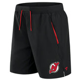 New Jersey Devils 2024/25 Authentic Pro Locker Room NHL Shorts Black Fashion
