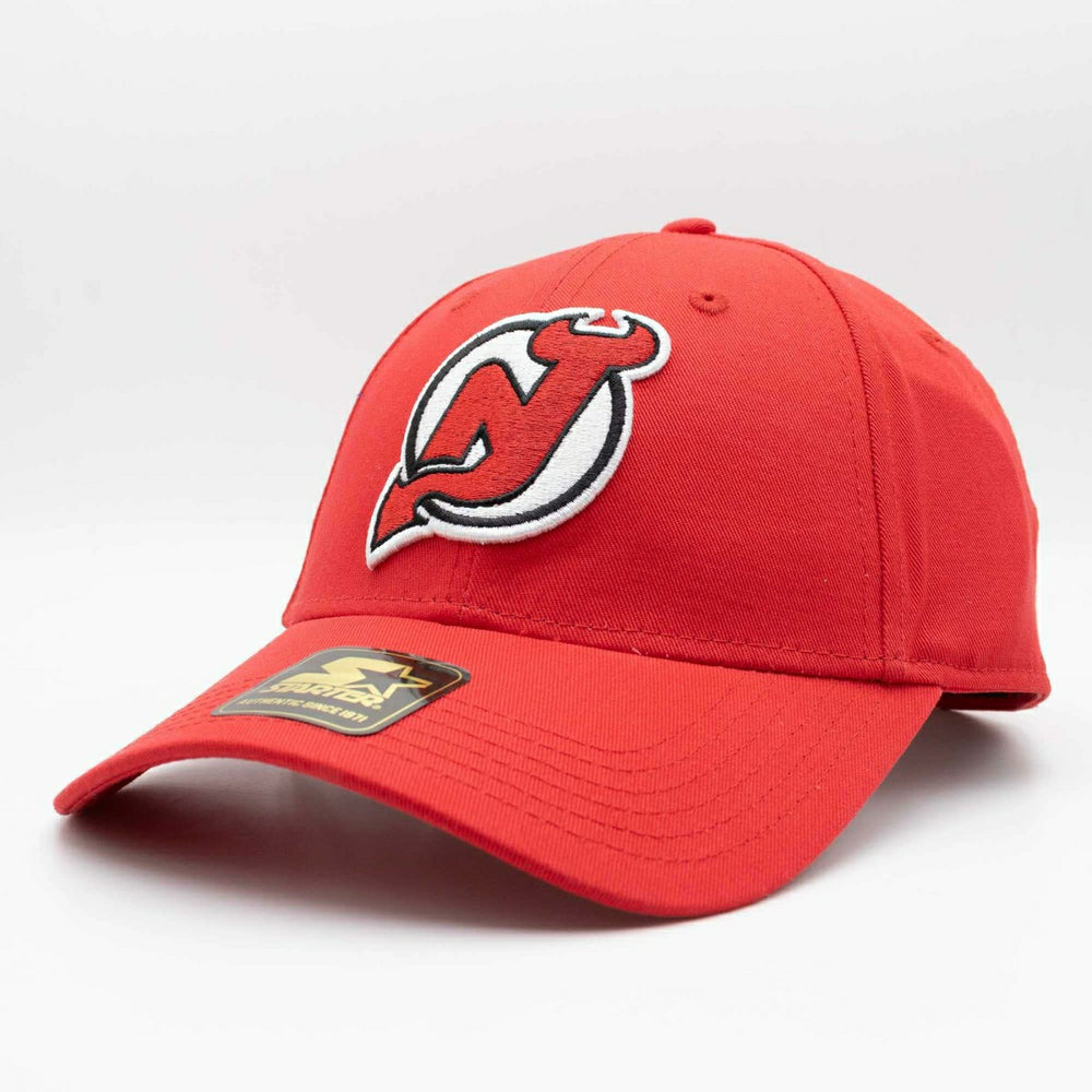 New Jersey Devils Starter Score NHL Snapback Cap Red Classic