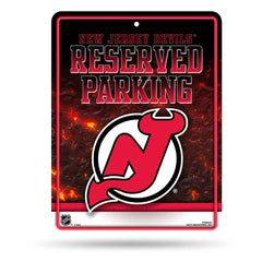 New Jersey Devils Reserved Parking NHL Metal Sign Taass sale