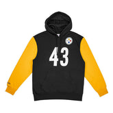 Troy Polamalu #43 Pittsburgh Steelers N&N Player NFL Hoodie Black Classic