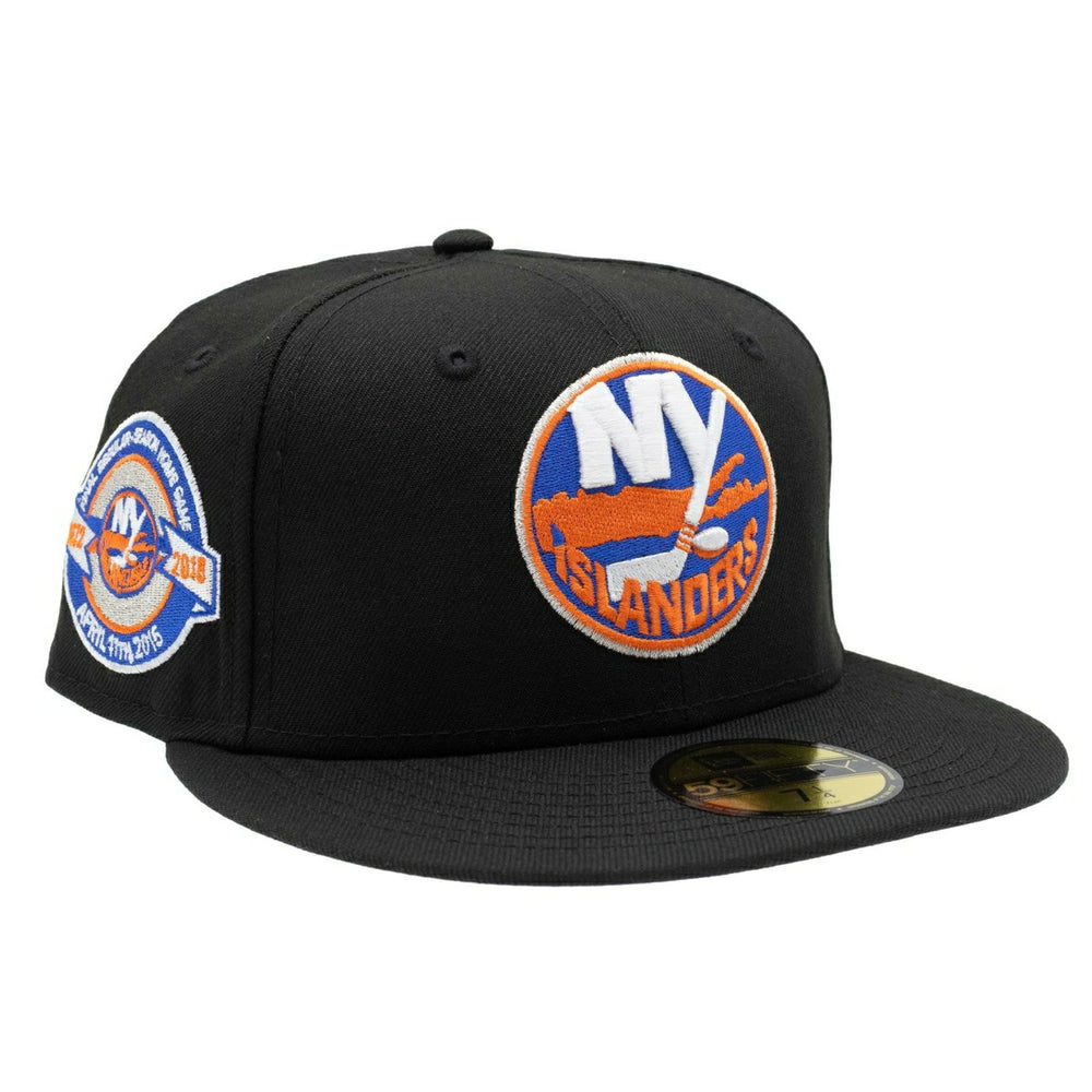 New York Islanders Final Home Game 59FIFTY Fitted NHL Cap Black Taass for sale