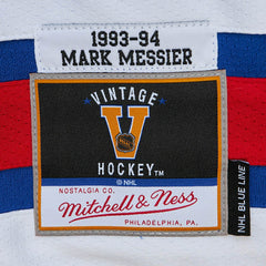 Mark Messier #11 New York Rangers 1993-94 Mitchell & Ness NHL Jersey Blue Fashion