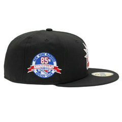 New York Rangers 85th Anniversary 59FIFTY Fitted NHL Cap Black Classic