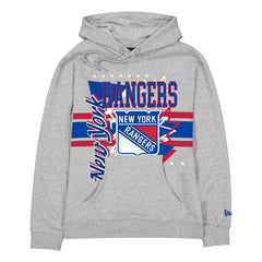 New York Rangers Sport Classics Oversized NHL Hoodie Gray Fashion