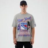 New York Rangers Sport Classics Oversized NHL T-Shirt Gray Taass sale