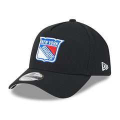 New York Rangers New Era 9FORTY A-Frame Trucker NHL Cap Black Lifestyle