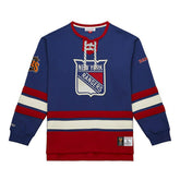 New York Rangers Mitchell & Ness Heritage NHL Lace-Up Jersey Crew Taass US