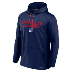New York Rangers 2024/25 Authentic Pro Rink Tech NHL Hoodie Navy Taass for sale