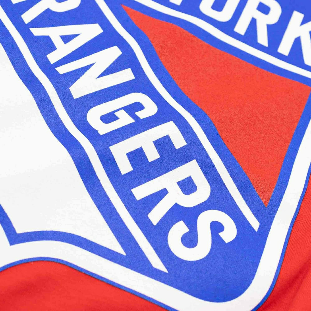 New York Rangers Primary Logo NHL T-Shirt Red Taass sale