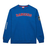 New York Rangers Mitchell & Ness There and Back NHL Crewneck Sweater Fashion